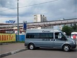 Бесплатный автобус Genser в пункт аренды автомобилей АрендаАвто-крп на ул.Добролюбова